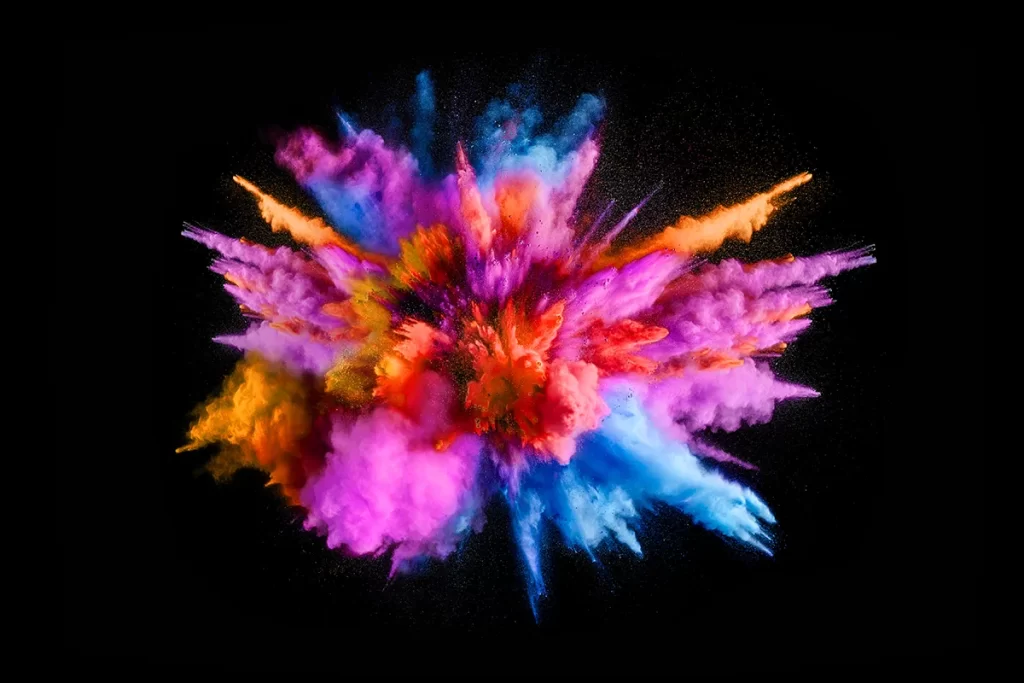 Colour explosion